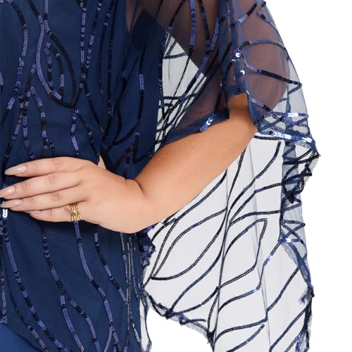 Go Mai Plus Size Mother of the Bride Pant Suits 2 Piece Set Elegant Embroidered Sequins High Low Hem Wedding Guest Outfit for Women