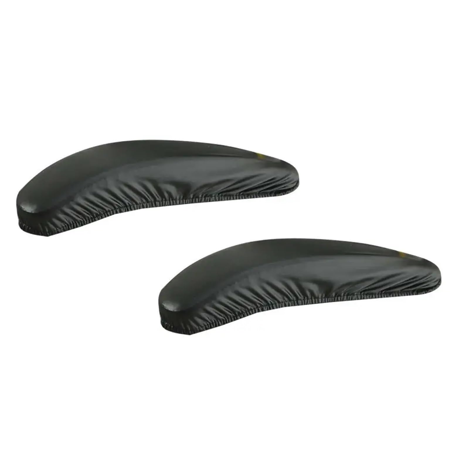 ENmrfvkz Office Spandex Armrest Covers, Office Chair Arm Covers 2 pcs Leather Slipcover Multicolor For Desk Chairs(Black)