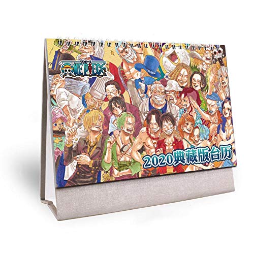 Saicowordist Anime 2020 - Calendario da scrivania, edizione da collezione, calendario con cartoni animati