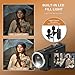 Muitune Camcorder Video Camera QHD 2.7K 56MP 16X Digital Zoom Vlogging Camera with LED Fill Light for YouTube, 2.8 Inch 270 Degree Rotation LCD Screen Camcorder with 32GB SD Card and Two Batteries