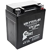 Replacement for for 2006 Honda CMX250C Rebel 250CC Factory Activated, Maintenance Free, Motorcycle Battery - 12V, 6Ah, UB-YTX7L-BS