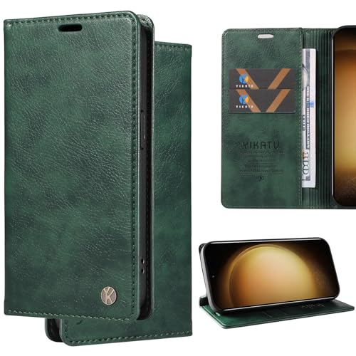 Ammeer Coque pour Samsung Galaxy A03 Core, Prime PU Cuir Adsorption Antichoc Magnétique Flip Folio Cover Housse Étui Smartphone Case Wallet Portefeuille...