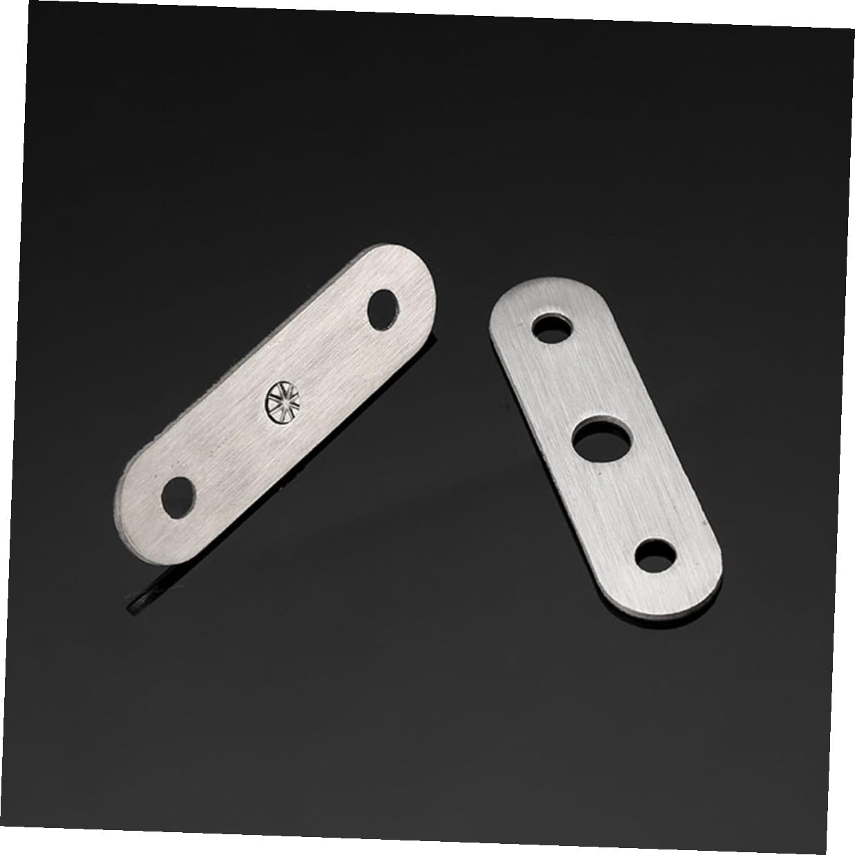 NUOBESTY 40pcs Rotating Hidden Door Hinges Stainless Steel Pivot Hinges for Furniture Cabinet Doors Vertical Rotary Folding Hardware