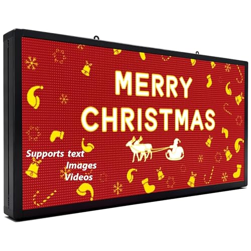 Amazon | 屋外用 看板 103X45CM 電光掲示板 横纵两用型 電光広告器