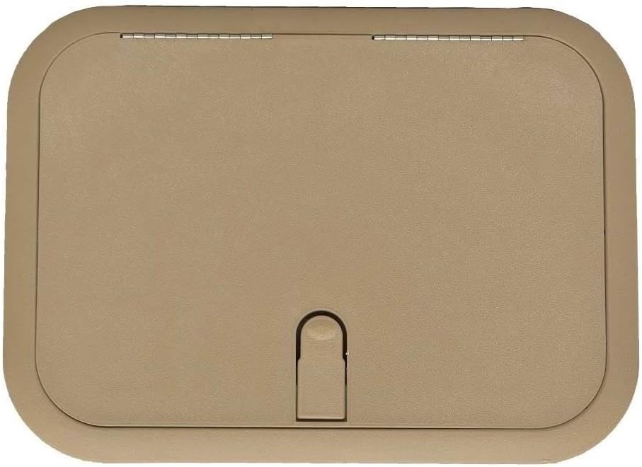 TH Marine Boat Deck Hatch HDSS-1115-15 | 11 x 15 Inch Dark Beige