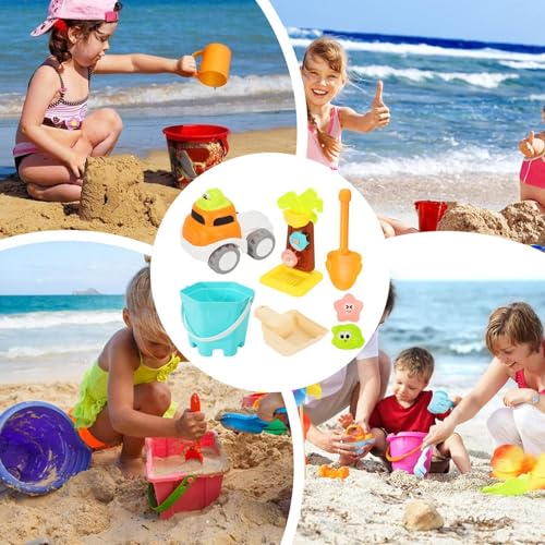 Jouets de sable pour occuper les enfants à la plage ensemble pelleteuse - 4
