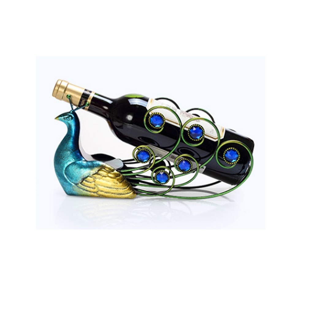Decorazione per portabottiglie Luce Decorazione di fascia alta Armadietto per vino Portabottiglie per vino Portabottiglie per personalità domestica Espositore creativo Industria To pursue happiness