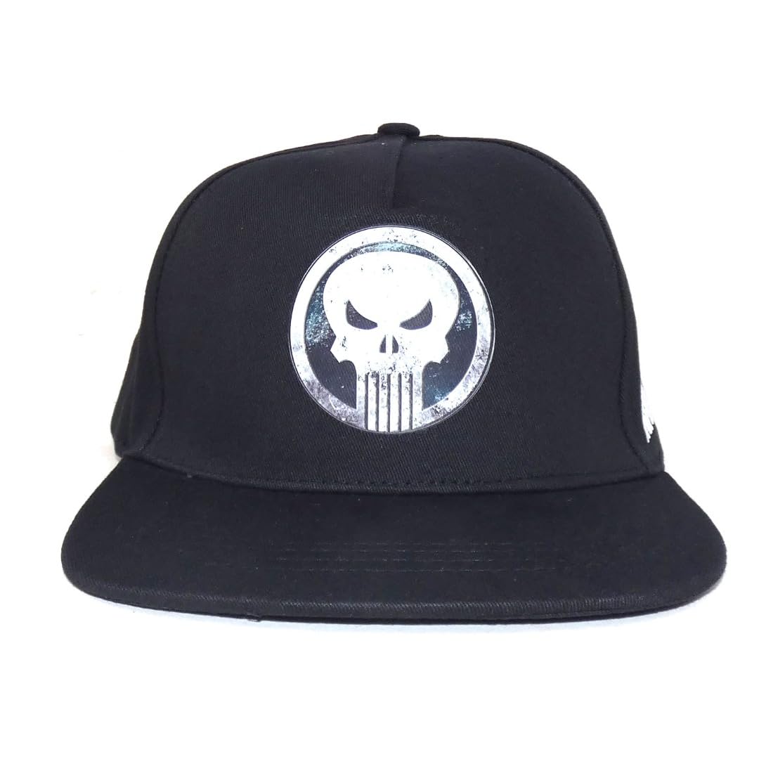 The Punisher Punisher Logo Snapback Cap Punisher Logo Snapback Cap