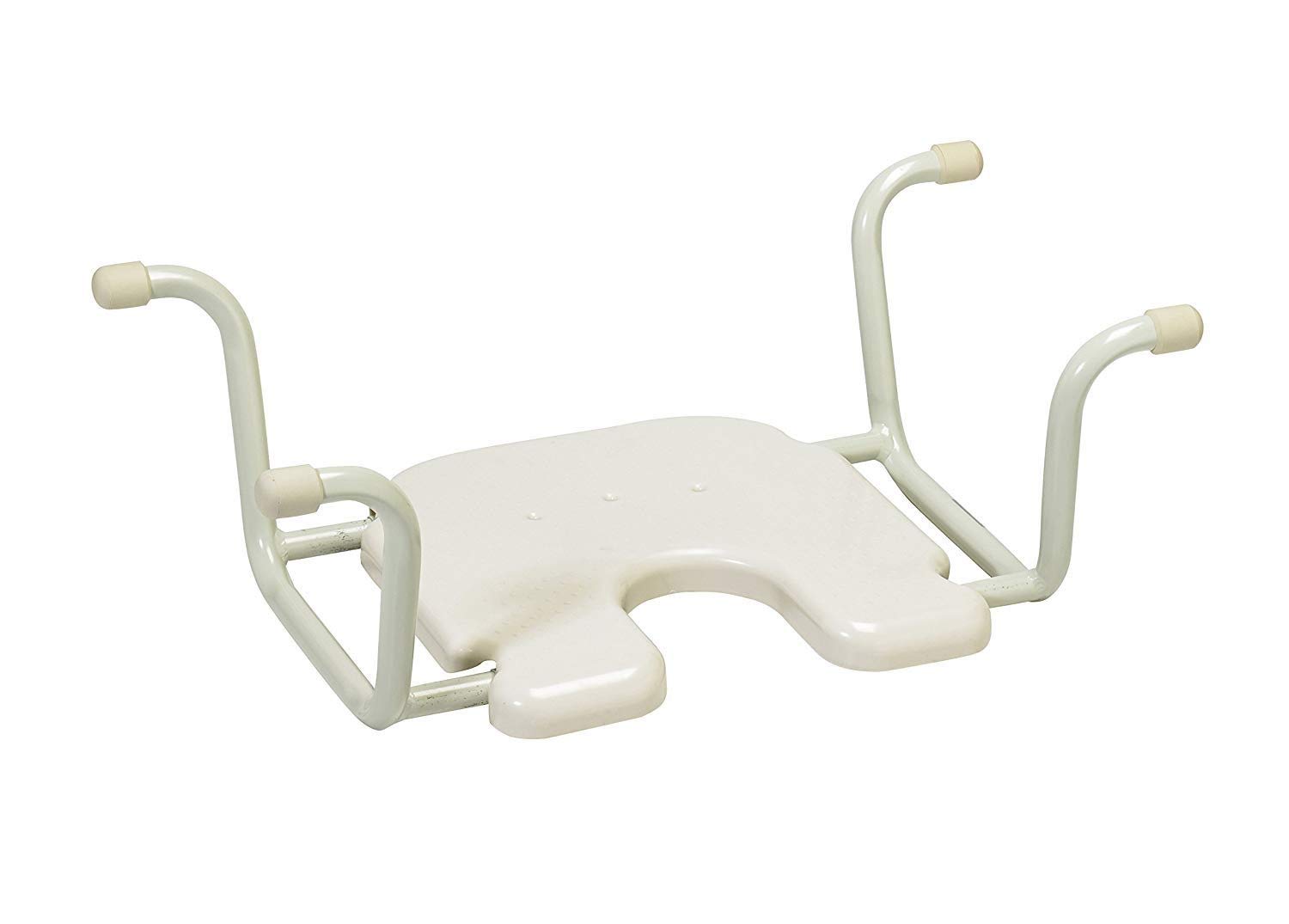 Homecraft White Line Suspended Bath Seat - Seat Only, Adjustable Width, Plastic Tub Seat For Elderly & Disabled - Vat Relief Uk Eligible