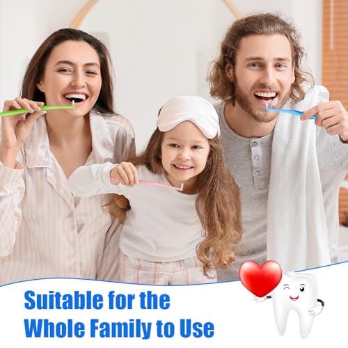 ACWOO Tuft Zahnbürste, 4 Stück Einbüschelbürste, Kleine Getuftet Bürste Weich Büschelzahnbürste Trimm Single Interdental Zwischenraum Bürste zur Detail Reinigung