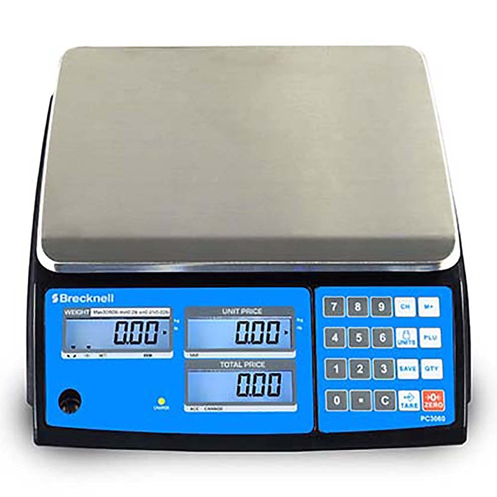 BrecknellPC3060, Dual Range Price Computing Scale, 30/60lb x 0.01/0.02lb, NTEP