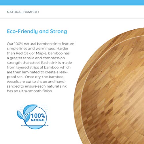 892 Bamboo Vessel Bathroom Sink #TOP4