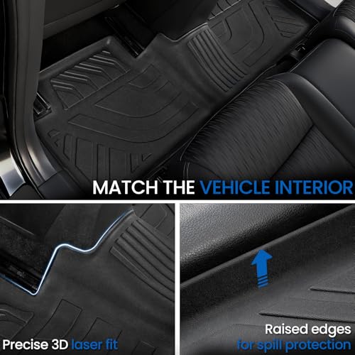 Image of Floor Mats for Nissan Rogue 2014-2020, with Cargo Mat