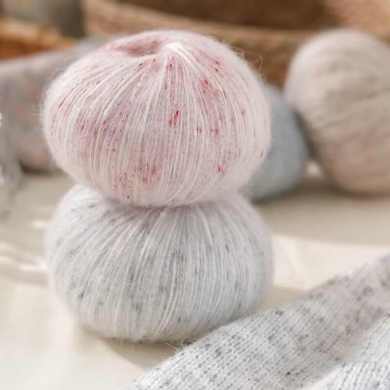 16 szt. 50 g kolorowa przędza moherowa, mieszana przędza szydełkowa, do ręcznie robionych szalików, swetrów, czapek, szali i rękodzieła DIY