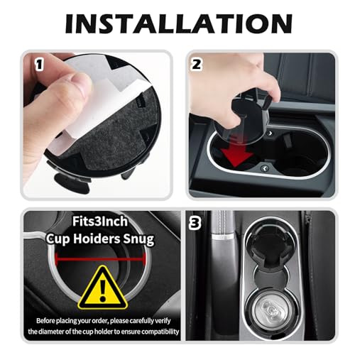 Insertos para portavasos de coche 2PCS miniatura 6