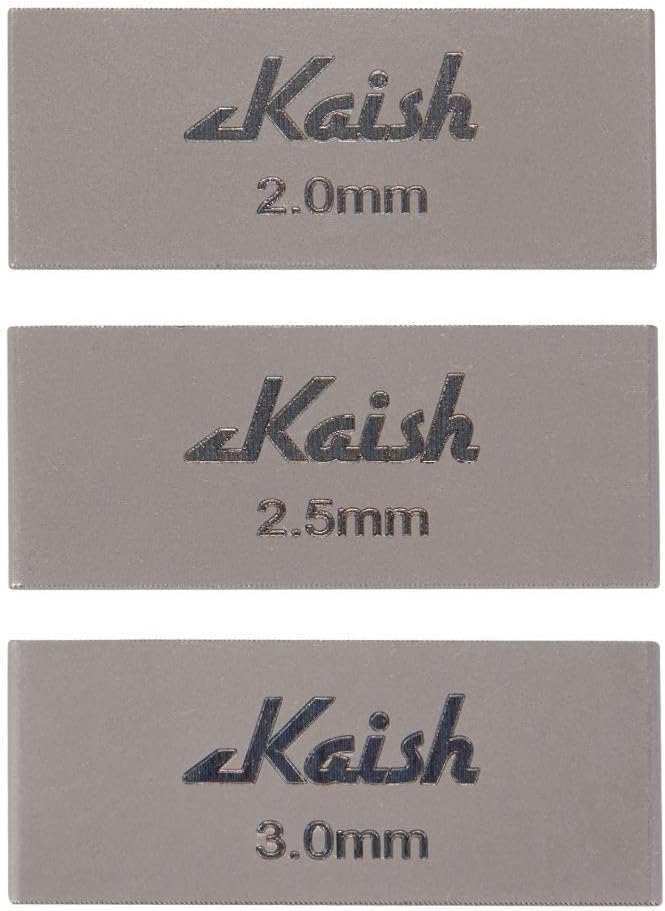 2mm/2.5mm/3mm Guitar Bridge Saddle Slot Files Saddle Slot Leveling Files Luthier Tools for Acoustic Guitar Bridges