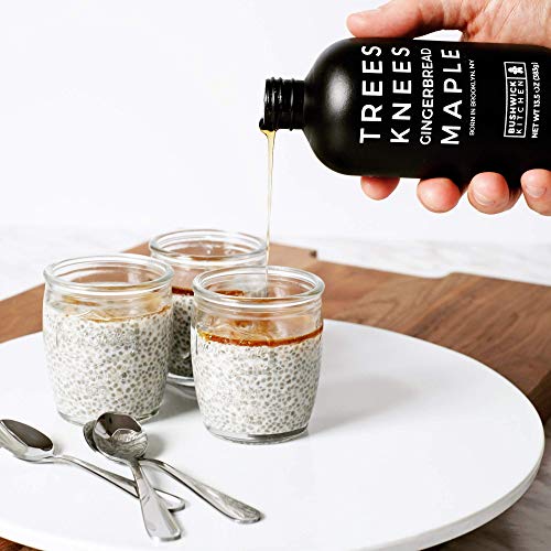 Trees Knees Gingerbread Maple, Organic Maple Syrup Infused With Cinnamon, Gluten-Free, Paleo-Friendly, And Vegan, Grade-A Pure Maple Syrup, 11.5 Ounce Bottle, Foodie Gifts, Unique Gifts #TOP7
