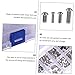 MAGICLULU 160pcs Solid Rivet Nuts Round Head for Thick Material Stainless Steel Industrial Fastener Rivet Nuts