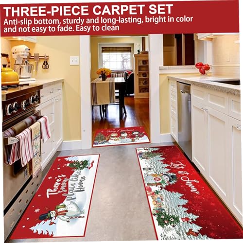 Tapis de Cuisine Noël Doux pour Protéger le Sol de la Maison