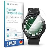 smartect vetro temperato [3 pezzi, clear] per samsung galaxy watch 6 classic 47mm, pellicola protettiva hd anti graffio, senza bolle, durezza 9h, 0.3mm ultra trasparente, ultra resistente