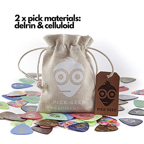 Pick Geek Médiators Assortis Pics | 51 Pics (Plectrums) de Qualité Supérieure pour votre Guitare Électrique, Acoustique… - Les Beatles, Paul McCartney, John Lennon, RIngo Starr, George Harrison Pick Geek Médiators Assortis Pics | 51 Pics (Plectrums) de Qualité Supérieure pour votre Guitare Électrique, Acoustique… – Image 6