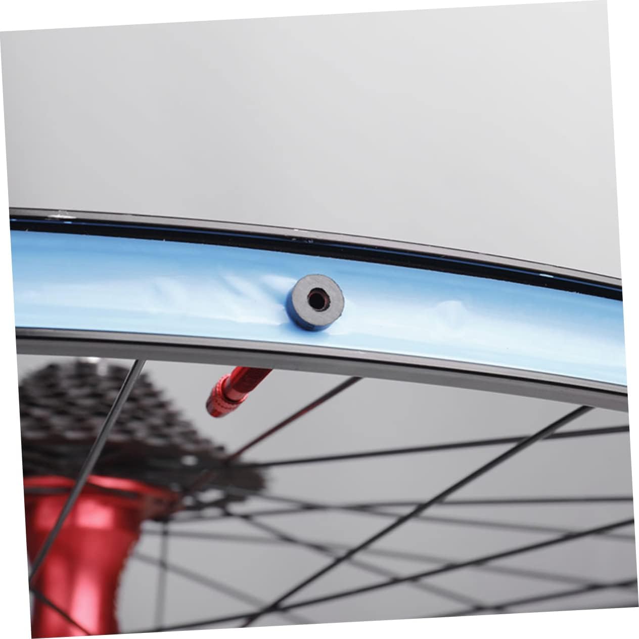 Bike Rim Tape 21MM Width Vacuum Inner Tube Sealing Pad Tire Cushion Liner Blue for Bicycle Inner Tube Protection and Puncture Prevention