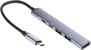 4 Ports TypeC HUB Portable USB C Dockng Station PD60W Fast USB A And USB C Charging Connector Dock For Laptops Pads Port Type C Adapter Hub USB C Hub 4 In 1 Port TypeC To Multi USB Ports Aluminum Data