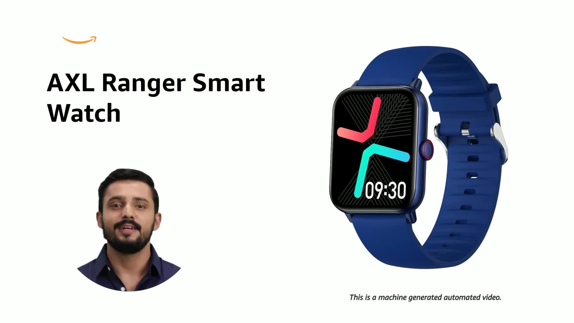 AXL Ranger BT Calling Full Touch Smart Watch with 1.80
