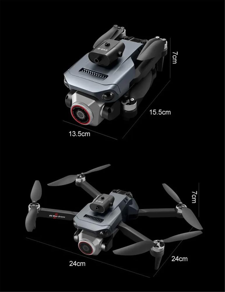 Single battery,nowy dron k6 max z dużą kamerą hd i sterowanie ekranem, optycznym pozycjonowaniem przepływu, quadrocopterem, bezszczotkowym silnikiem, zabawka dla dzieci