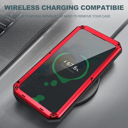 Coque de protection intégrale pour Samsung S26 Ultra blindée rouge - 7