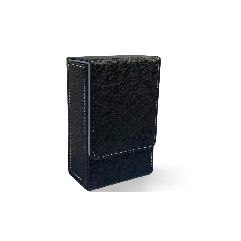 MUILKVY Tarot Card Holder, Leather Tarot Card Case, with Magnetic lid Closure-Suitable for Tarot Cards (gray)