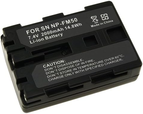 For SONY CD Mavica MVC-CD400 Lithium-Ion Battery 1200 mAh (NP-FM50)