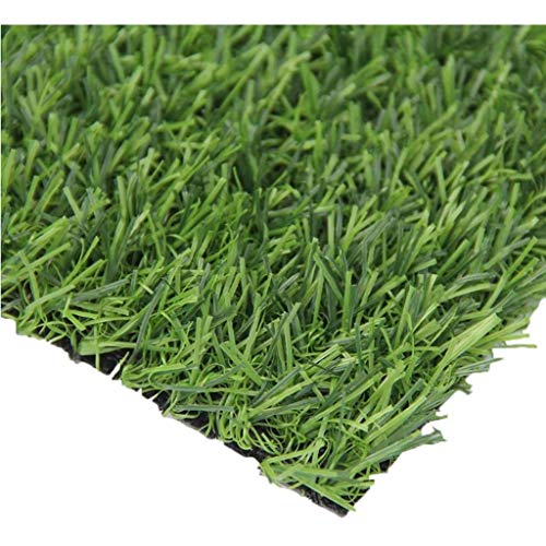 WJ Alfombra Artificial Balcón Estera Hierba Falsa Impermeable Alfombra Verde Imitación Hierba Dormitorio Anti-césped Césped Artificial Plástico Césped (Color : T 2.5cm, Size : 2 * 3m)