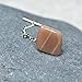 Custom Peach Moostone Stone Tie Tack Handmade - Quantity of 1