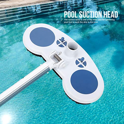 Cabeça de sucção de piscina, kit profissional de limpeza de piscina de 13 polegadas, cabeça de vácuo