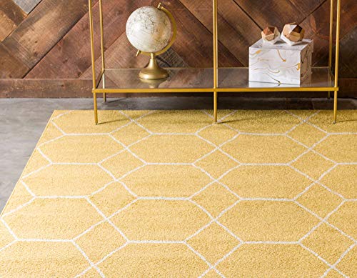 Decoración, Home tapete amarillo Marca Unique Loom (3)