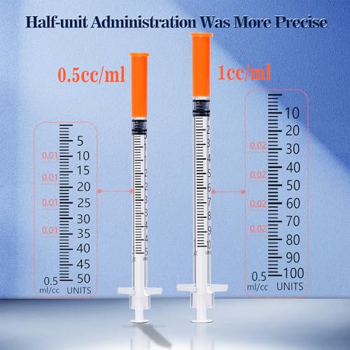 05ml 31g 516 inch 8mm syringe lab syringes individually wrapped pack of 25
