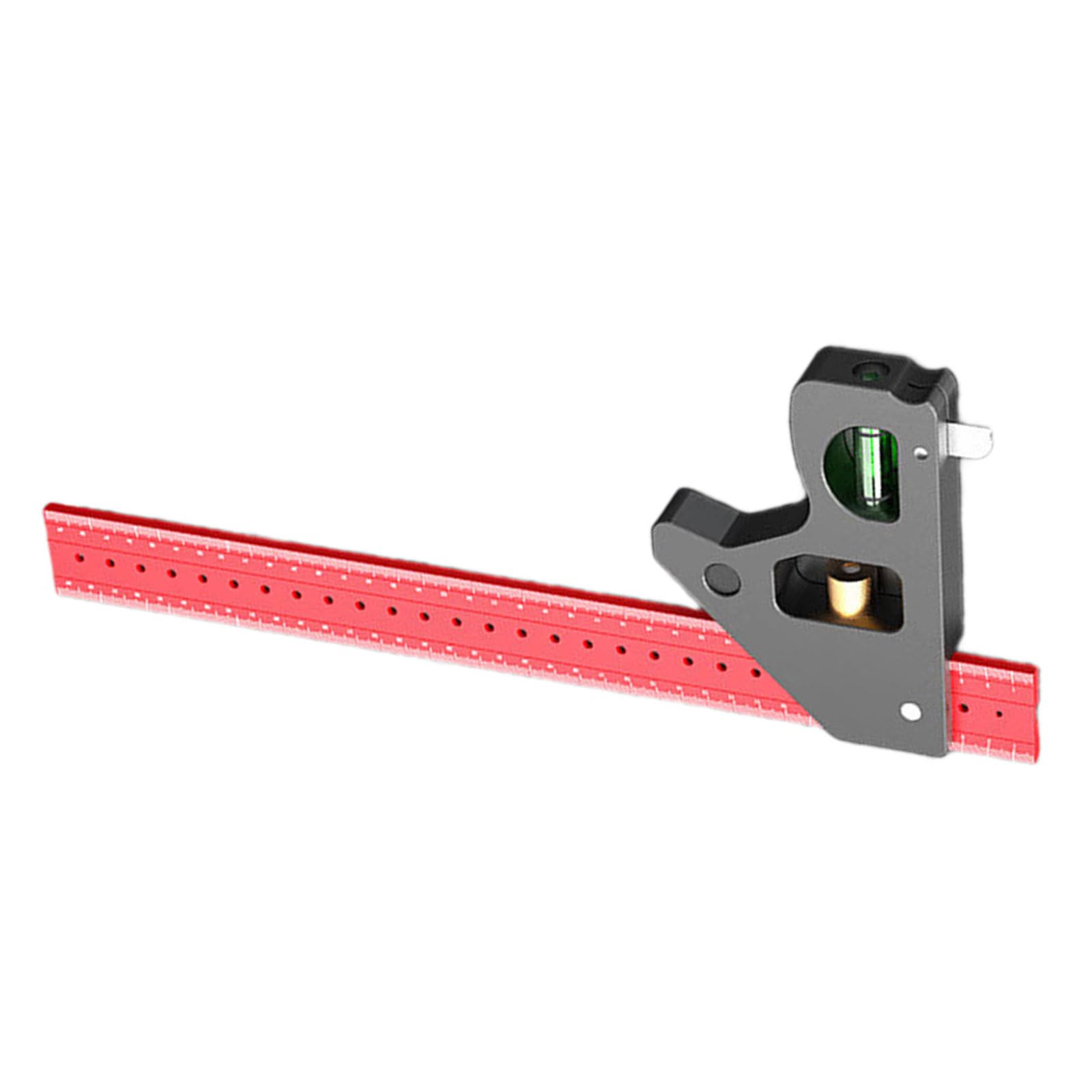 Zyouqi 600Mm Aluminum Alloy Multifunction Carpenter Measurement Square For Woodworking Furniture Making And Renovations Combination Square Set