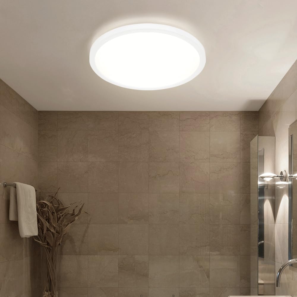 LED Deckenleuchte 24 Watt Backlight Memory Funnktion IP44 weiß opal rund