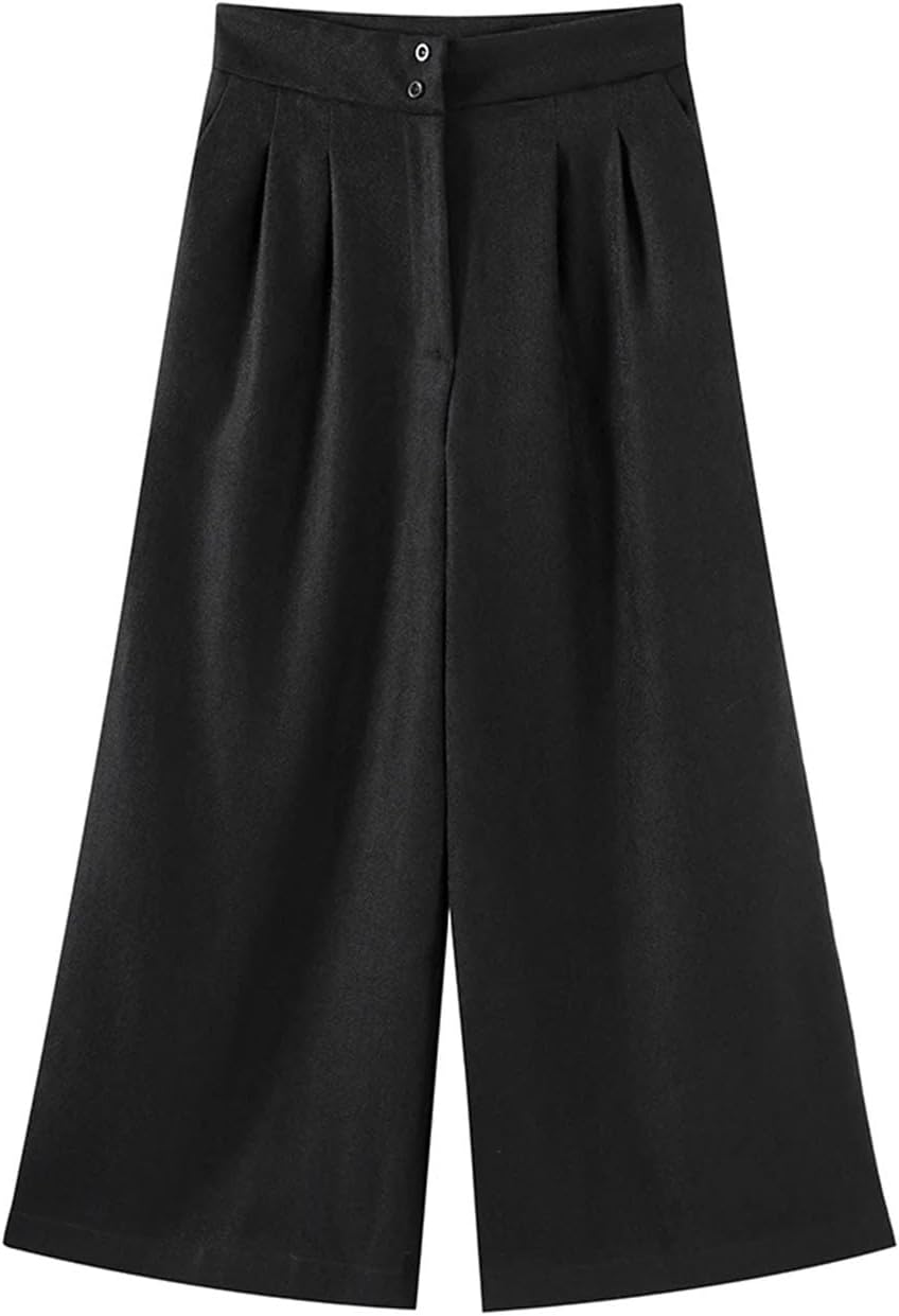 Niiyyjj] 女性のネクタイ色素プリント2ピースセットVネックノースリーブクロップトップハイウエスト [Niiyyjj] 女性用レースアップズボンスーツ2ピースセットカジュアルVネックルーズシャツジップワイドレッグパンツの衣装