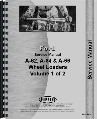 Ford A62 A64 A66 Wheel Loader Service Manual cover