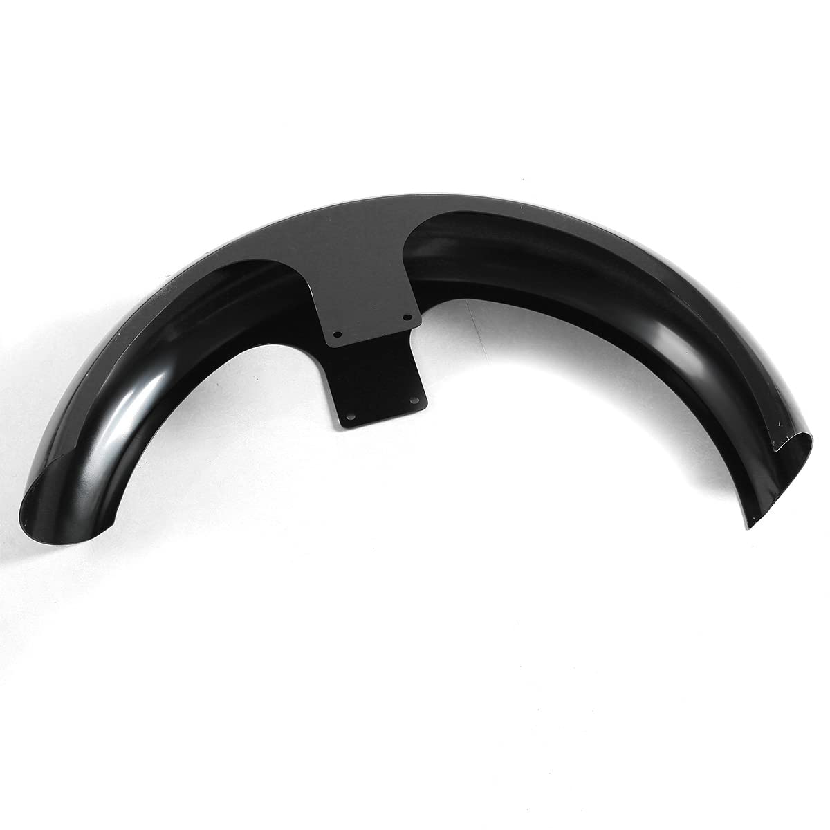 Green-L 23" Wrap Front Fender For Harley Touring Bagger - Unpainted Steel, Fits 1997-2013 Models - View #9