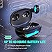 Otium Wireless Earbuds Bluetooth 5.0 Headphones Deep Bass 3D Stero Sound Mini Headsets 40H Total Playtime with Charging Case IPX7 Waterproof Built-in Mic Earphones for Work, Sports, Driving