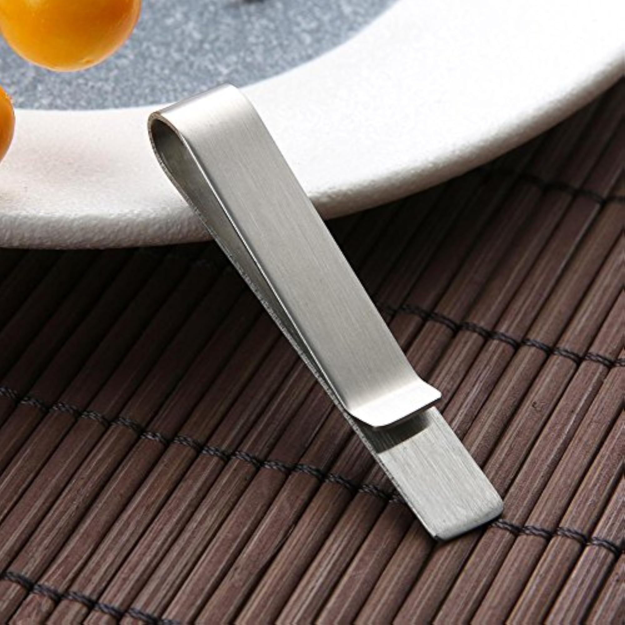 Stainless Steel Money Clip Holder Folder Collar Clip