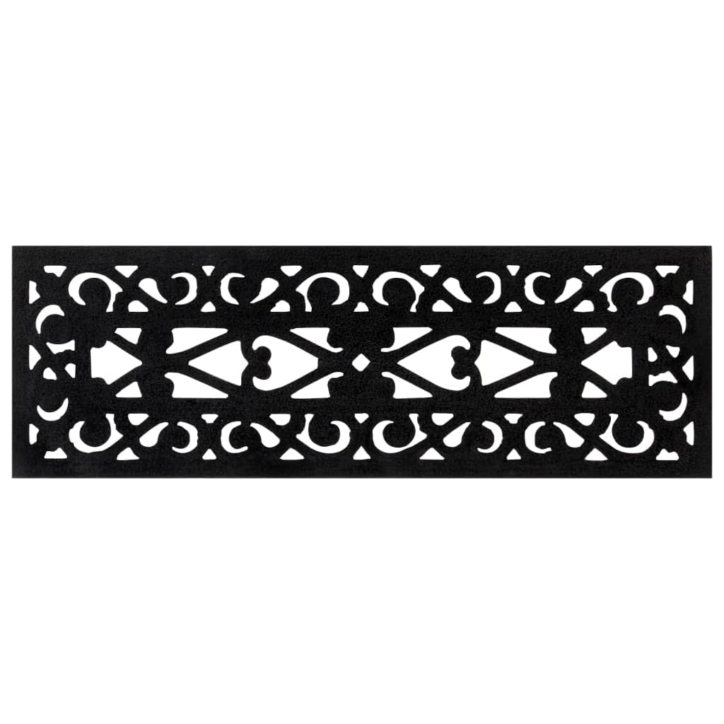 vidaXL Alfombrillas de Escalera 5 uds, Tapetes para Peldaño de Escalera, Alfombrillas Antideslizantes, Cubiertas de Escalones, Goma 25x75 cm