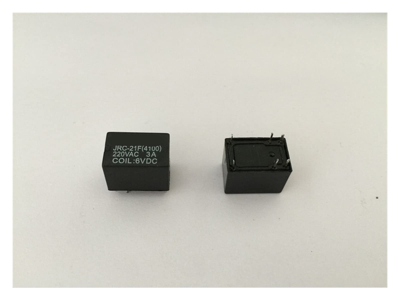 Relé PCB 6V DC JRC-21F 4100 miniatura de 3A con 6 pines para conmutación eficiente