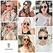 SOJOS Small Round Classic Polarized Sunglasses for Women Men Vintage Style UV400 Lens MAY SJ2113, Tortoise/Grey