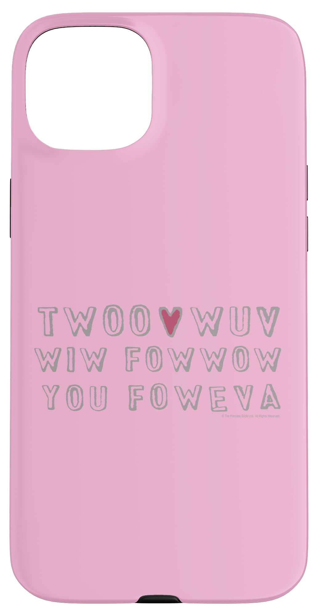 Coque iPhone 15 Plus Princess Bride Twoo WUV pour éviter les rayures