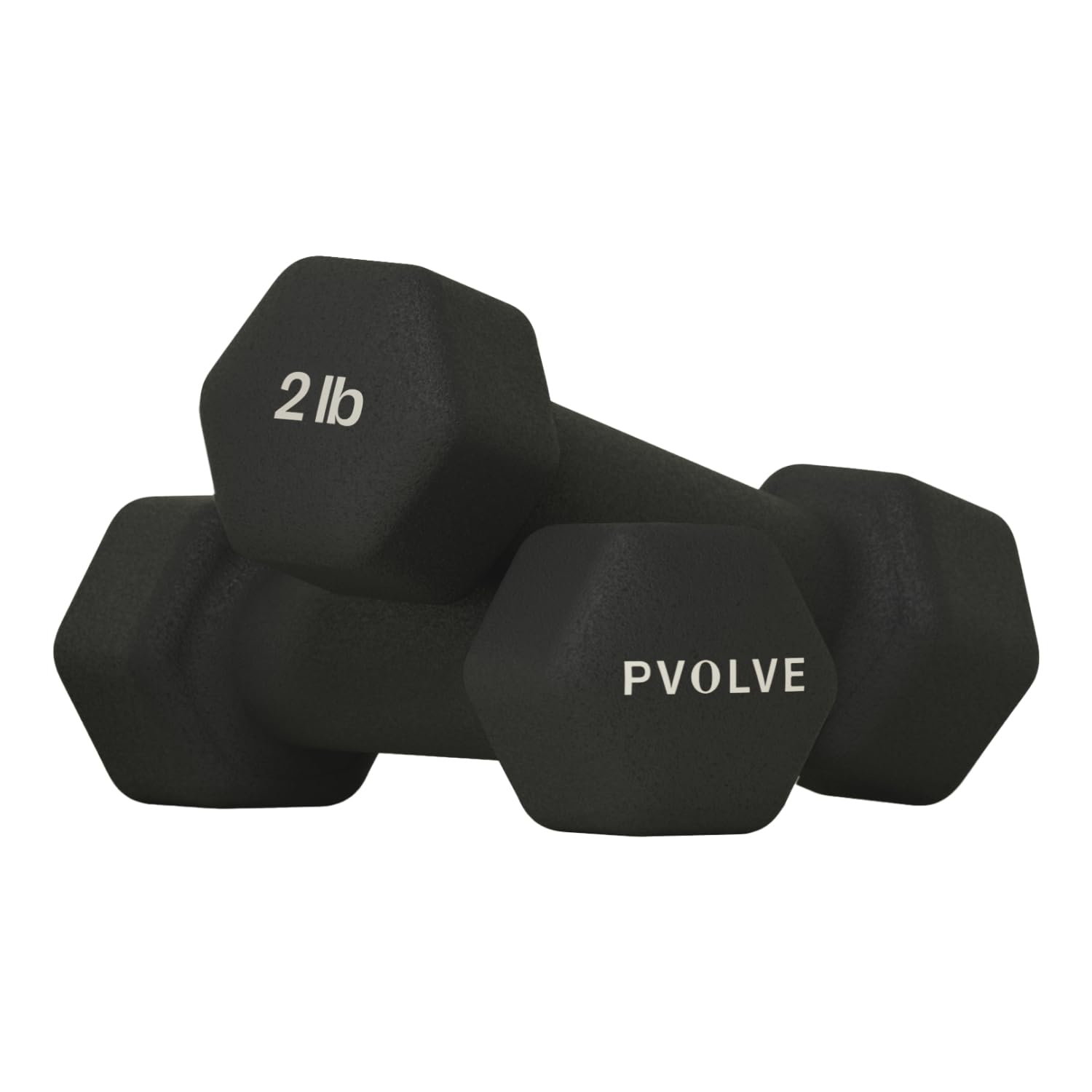 P.volve 2 lb. Hand Weights - Workout and Exercise Equipment for Home Workouts and Fitness