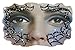 Produktbild Gesichts-Tattoo Face Art Halloween Karneval Spinnennetz